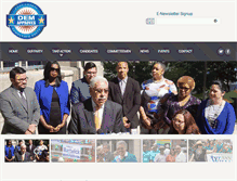Tablet Screenshot of cookcountydems.com